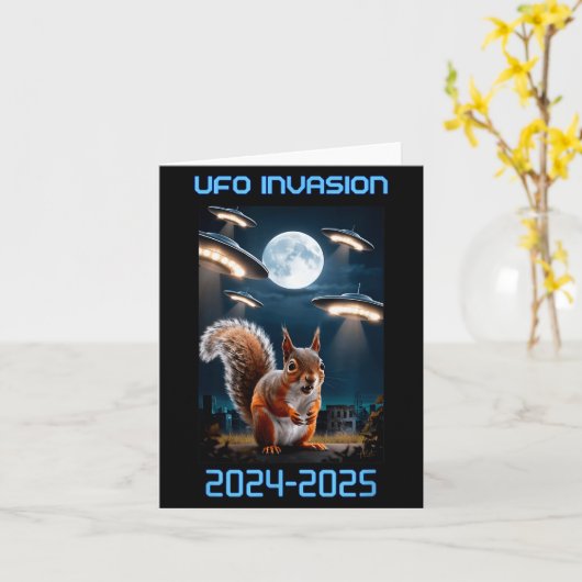 Carte Drone Ufo Alien Invasion Uap New Jersey (Fleur jaune)