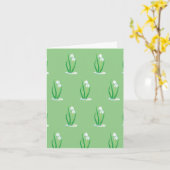 Carte Drops de neige (Galanthus) (Fleur jaune)
