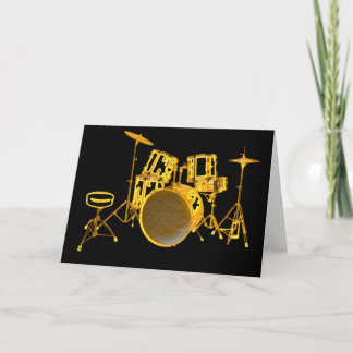Carte Drumkit - Jaune