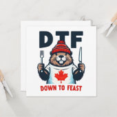Carte DTF Down To Feader (Devant/Arrière en situation)