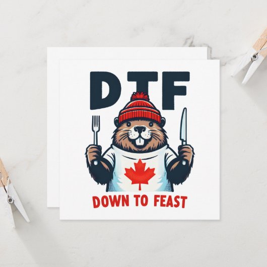Carte DTF Down To Feader (Devant/Arrière en situation)