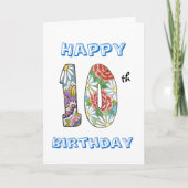 Carte du 10e anniversaire (Devant)