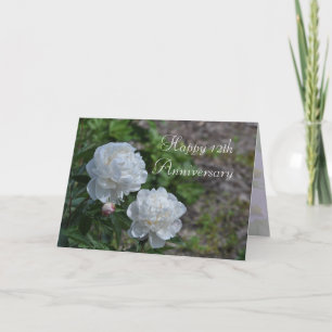 Carte du 12e anniversaire