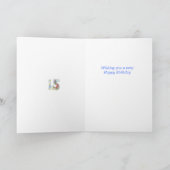 Carte du 15e anniversaire (Intérieur)