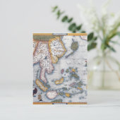 Carte du 16ème siècle de l'Asie du Sud-Est et de l (Debout devant)