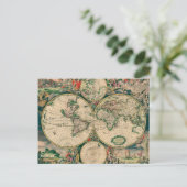 Carte du 17ème siècle du monde (Debout devant)