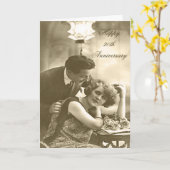 Carte du 20e anniversaire (Fleur jaune)