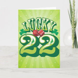 Carte du 22 Birthday