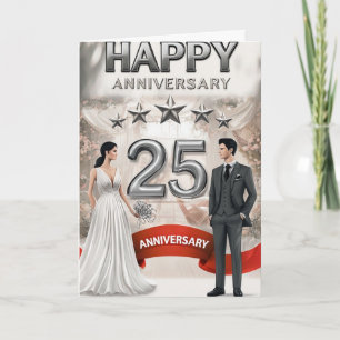 Carte du 25e anniversaire