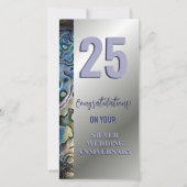 Carte du 25e anniversaire de la SHEEN D'ARGENT & P (Devant)