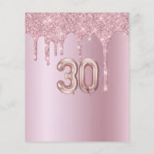 Carte du 30e anniversaire pour elle (Dos)