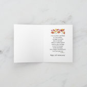 Carte du 50e anniversaire du Coquelicot (Intérieur)