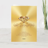 Carte du 50e anniversaire pour parents, femme, ami (Dos)