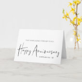 Carte du 5e anniversaire de cinq ans pour mari (Fleur jaune)