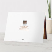 Carte du 5e anniversaire de Wood Look pour mari, B (Dos)