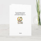 Carte du 60e anniversaire (Dos)