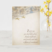 Carte du 7e anniversaire de Starfish (Fleur jaune)