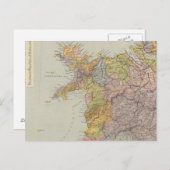 Carte du bassin hydrographique Angleterre, Pays de (Devant / Derrière)