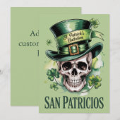 Carte du Bataillon Saint-Patrick des San Patricios (Devant / Derrière)