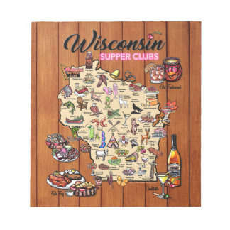 Carte du Bloc-notes - Wisconsin Supper Club