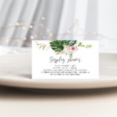 Carte du boîtier de douche à affichage à fleurs tr