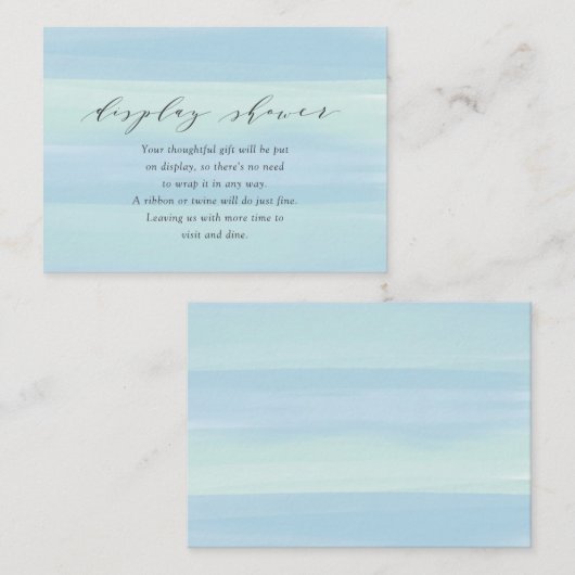 Carte du boîtier de douche à écran bleu (Devant / Derrière)