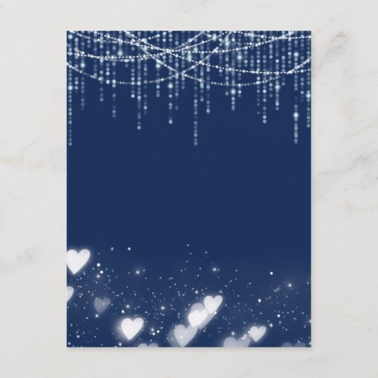 Carte du boîtier de fermeture bleu et blanc (Dos)