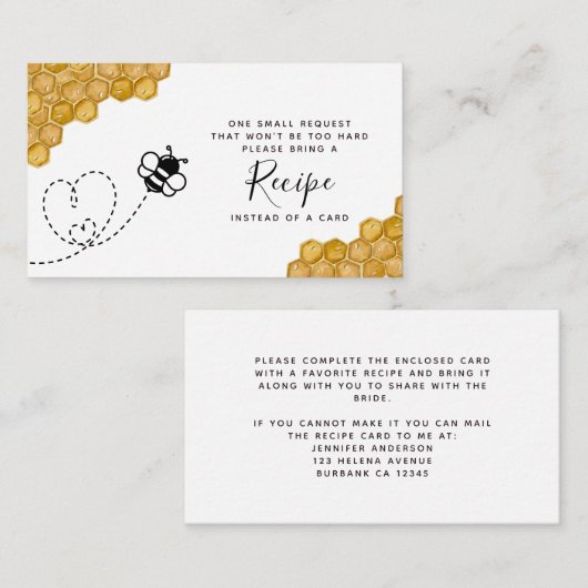 Carte du boîtier de la demande de Fête des mariées (Devant / Derrière)