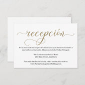 Carte du boîtier de la Parties scintillant Gold de (Devant / Derrière)