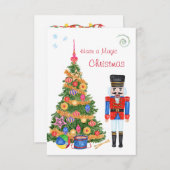 Carte du boîtier de l'arbre de Noël de Nutcracker (Devant / Derrière)