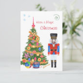 Carte du boîtier de l'arbre de Noël de Nutcracker (Debout devant)