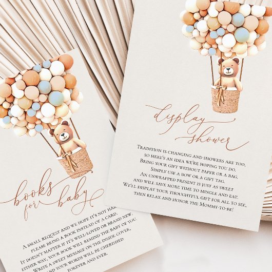 Carte du boîtier de l'ours bleu et des livres