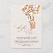 Carte du boîtier de l'ours bleu et des livres (Dos)