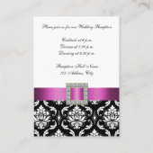 Carte du boîtier de réception en noir noir blanc D (Dos)