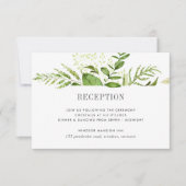 Carte du boîtier de réception Wild Meadow Wedding (Devant)