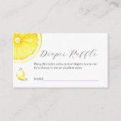 Carte du boîtier d'invitation à la broche citron (Devant)