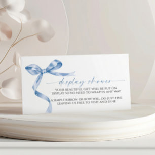 Carte du boîtier du Baby shower d'affichage à cach