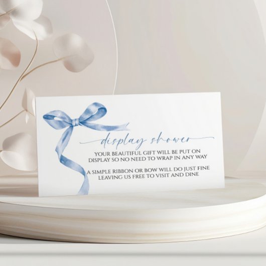 Carte du boîtier du Baby shower d'affichage à cach