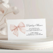 Carte du boîtier du Baby shower d'affichage à mâch