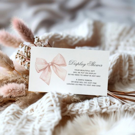 Carte du boîtier du Baby shower d'affichage à mâch