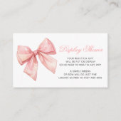 Carte du boîtier du Baby shower d'affichage en arc (Devant)