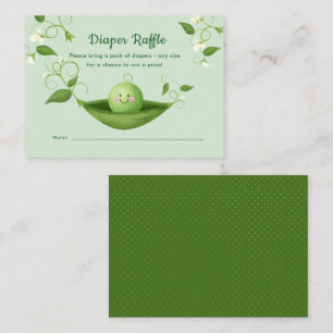 Carte du boîtier du Baby shower de pois doux