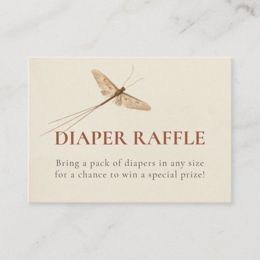 Carte du boîtier du Baby shower Little Log Bug (Devant)