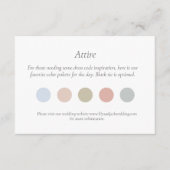 Carte du boîtier du code vestimentaire du Mariage  (Devant)