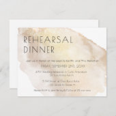 Carte du boîtier du dîner de répétition d'aquarell (Devant / Derrière)