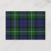 Carte du boîtier du Mariage Plaid Forbes personnal (Dos)