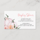 Carte du boîtier du petit Baby shower d'affichage  (Devant)