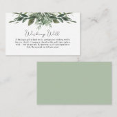 Carte du boîtier du puits de souhaits feuille de f (Devant / Derrière)