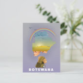 carte du Botswana (Debout devant)