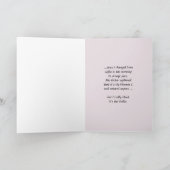 Carte Du café à l'orange Juice drôle (Intérieur)